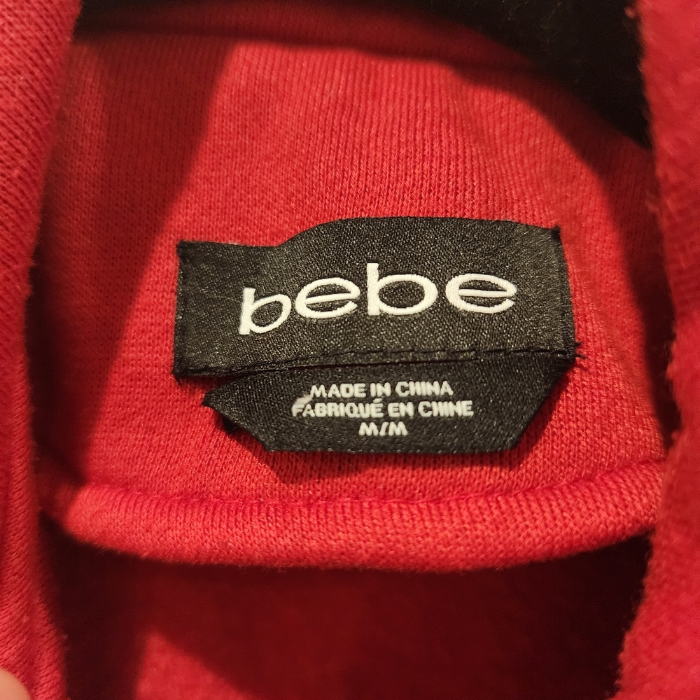 Bebe Belted Coat Red - image 2